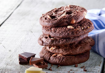Triple chocolate cookie